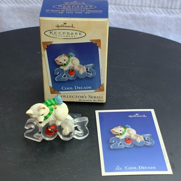 Cool Decade Fox Hallmark Keepsake Christmas Tree Ornament - 2003 - Picture 3 of 9